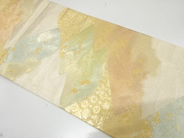 JAPANESE FUKURO OBI / WOVEN CLASSICAL PATTERN